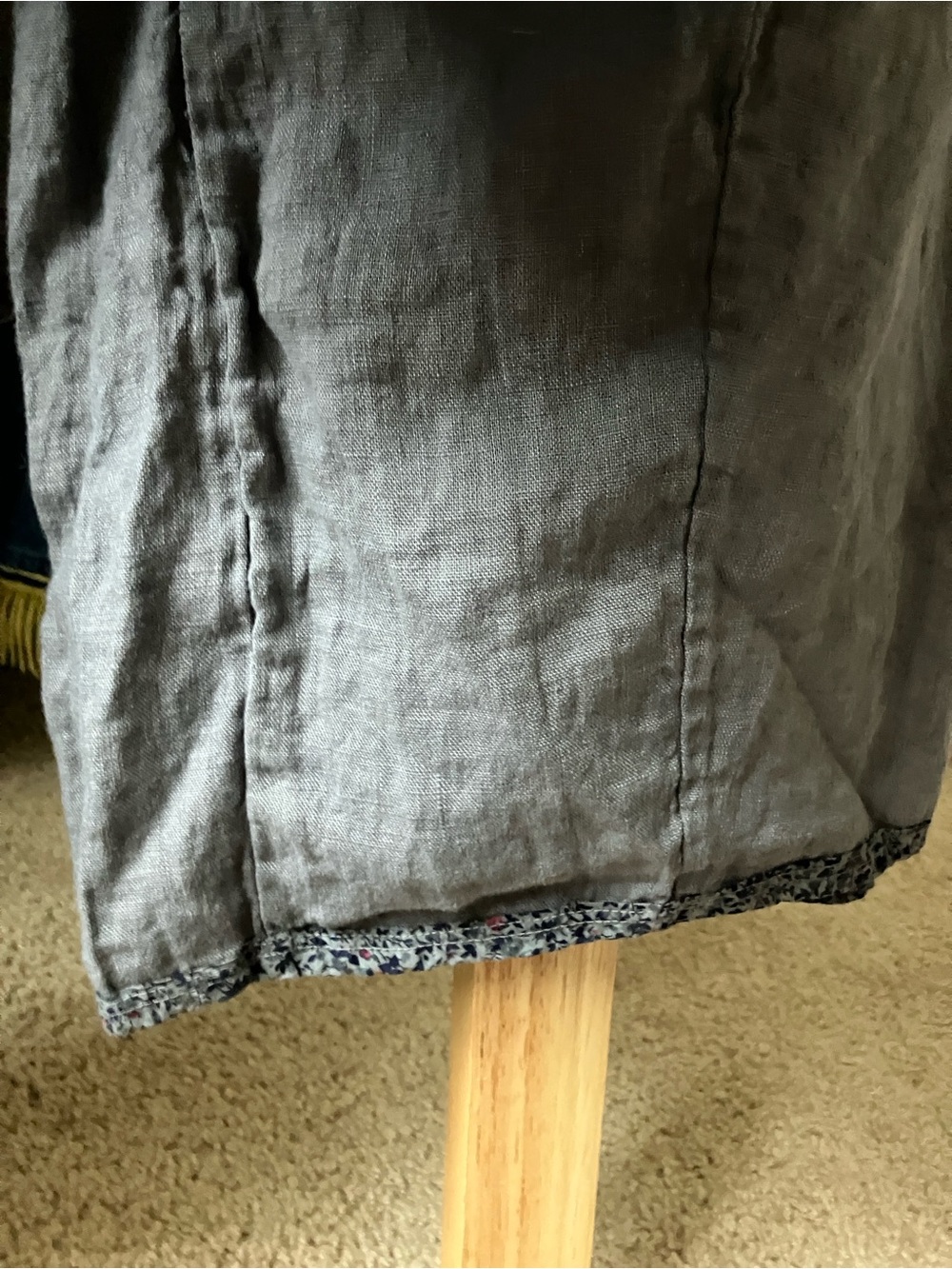 Blue Fish Boho Barclay Fusion Pant Skirt with Multicolor Hand Painted Design - Picture 10 of 13